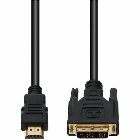 Add-On Addon 6Ft Hdmi Male To Dvi-D Male Black Adapter Cable HDMI2DVIDS6F