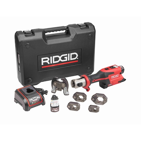 Ridgid RP 251 Compact Cordless Press Tool Kit, For 1/2 in to 1-1/2 in 12 V 78198