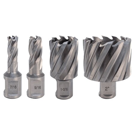 Pearl High Speed Steel Annular Cutters with Pilot Pin 1 5/16", 1" Cutting Depth AC1-516S