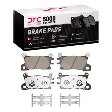 Dfc 5000 Advanced Disc Brake Pad Set,  1551-2376-01