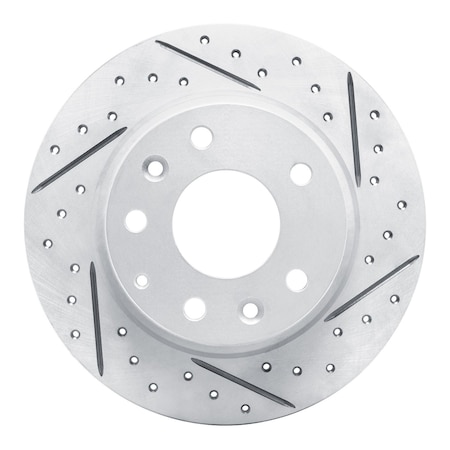 Dynamic Friction Co DFC Geoperformance Rotor - Drilled and Slotted 830-80079R