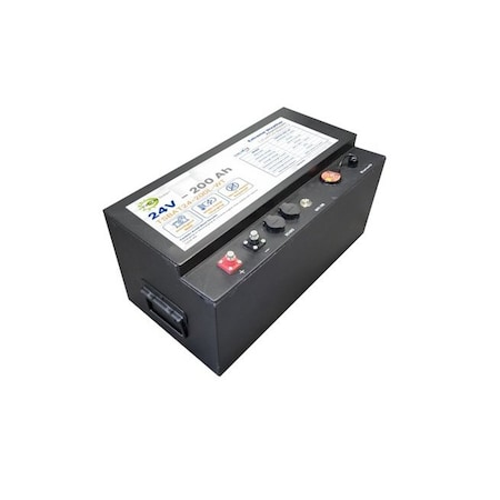Tycon Systems 24V 200Ah Wide Temp LFP Battery, -30C to +60C Charging TSBAT24-200L-WT