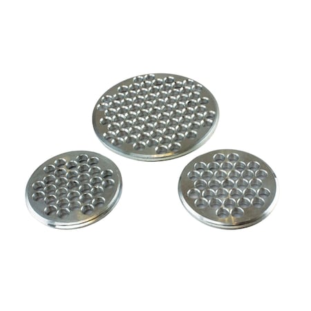 Jason Industrial 4 PUMP PLATE STRAINER AL, 1/4 HOLE 0.2 THICK NPT 25PS400A
