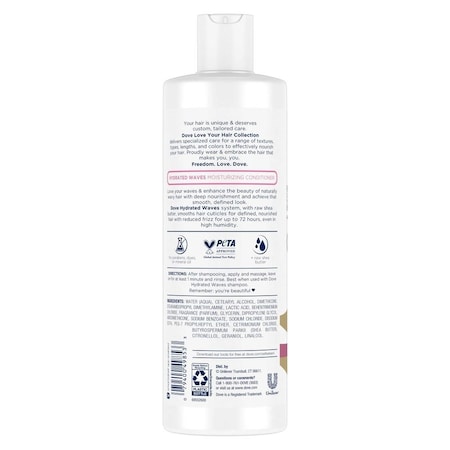 Dove Love Your Waves Moisturizing Conditioner, 13.5 Ounce, 4PK 68923563