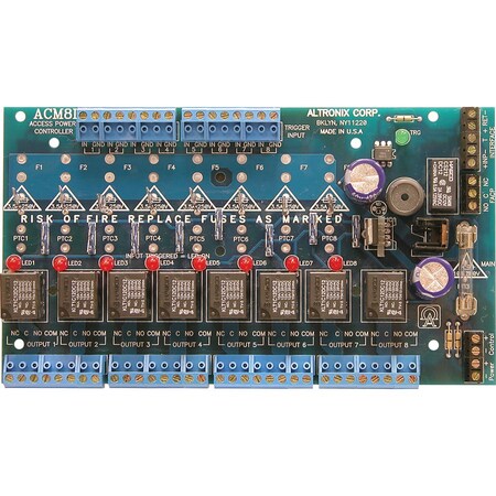 Altronix Access Power Controller 8 PTC Trigger ACM8CB