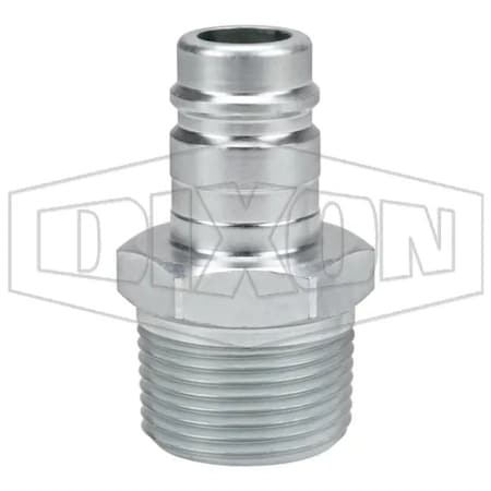 Dixon DF Series Industrial Male Quick Disconnect Pneumatic Plug, 1-11 Nominal, Quick Disconnect Plug x NPT D6M8