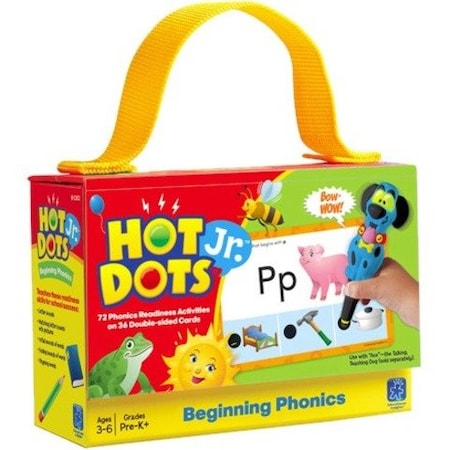 Educational Insights Beginning Phonics Hot Dots® Jr. Card Set 2352