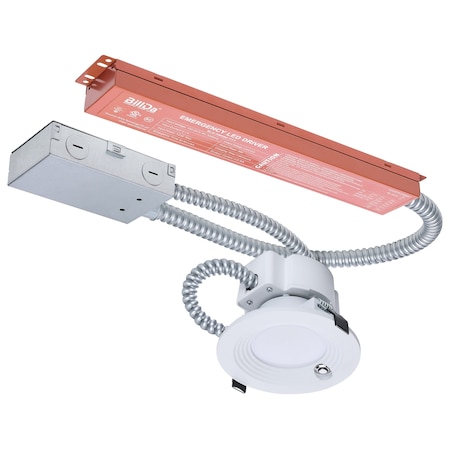 Nuvo 14.6W Field Selectable LED 4-Inch Commercial Downlight Integrated Emergency Driver Round 120-347V S21604