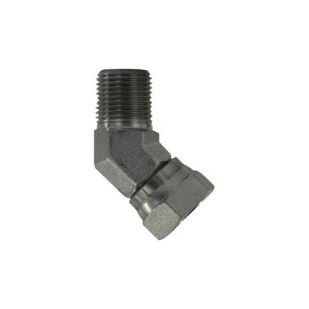 Midland Industries ELBOW SWVL 45 3/4IN MPT 3/4IN FNPSM STL 15031212