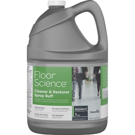 Diversey Floor Science, Cleaner/Restore, Spray, 1gal, PK4 CBD540458