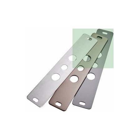 Hanchett Entry Systems 9000 Series 1/8in Spacer Plate, BSP Black Suede Powder Coat 9000-108-BSP