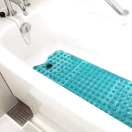 Healthsmart Bath and Shower Mat, Green, 40 in L 523-1740-0250