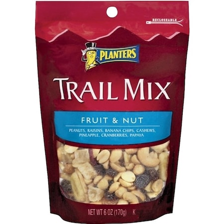 Planters Trail Mix, Fruit, Nut, 6 oz, Bag 422519