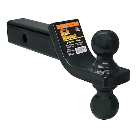 Buyers Products Ball Mount, 9 in L, Carbon Steel 1803215