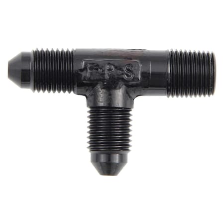 Light House Beauty 482603-BL -3 AN x 0.12 in. MPT Tee Fitting - Black Anodize LI3079804