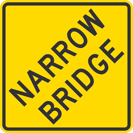 Lyle W5-2, Narrow Bridge, 36x36, High Intensity Prismatic, Yellow G-16318-HI_36x36