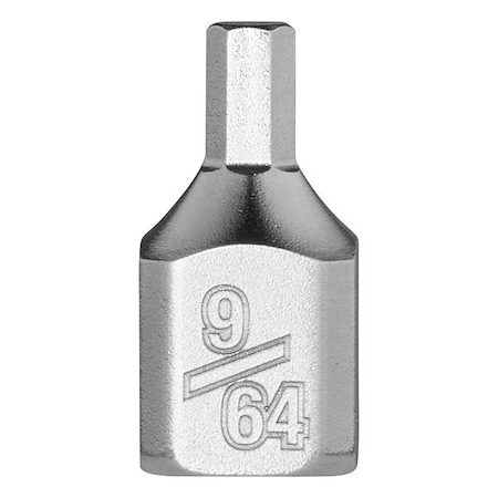 Milwaukee Tool Bit Socket, 1/4" Drive, Chrome, S2 Steel 45-34-1121