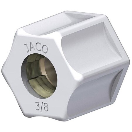 Jaco Gripper Nuts, 3/4"L, White, 220 psi, PK5 P-PG-5