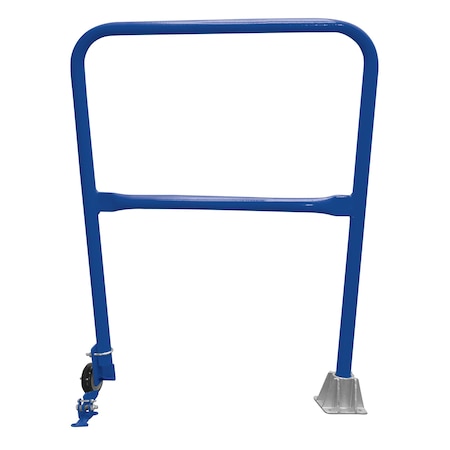 Vestil Steel Dock Safety Swing Gate 3 Ft. Length Blue SSG-3-BL