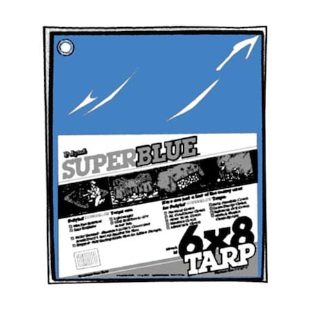 Seventh Generation Tarps Heavy-Duty UVI Tarps, 12 x 16 ft. Blue S56GM12X16