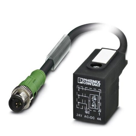 Phoenix Contact SAC-3P-M12MS/0 3-PUR/BI-1L-Z 1400772