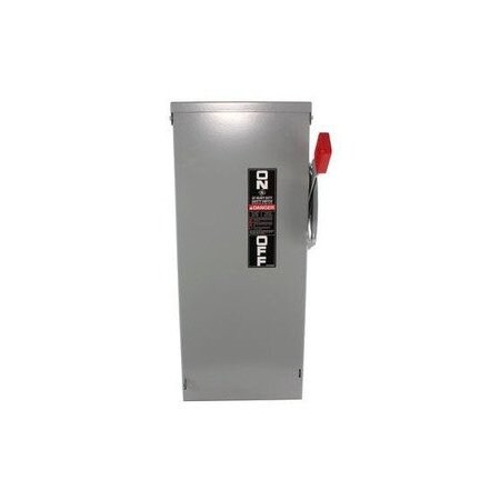 Ge Safety Switches TH 3P 100A 240V 50/60Hz 3Ph Fusible 4Wire NEMA 3R Heavy Duty TH4323R