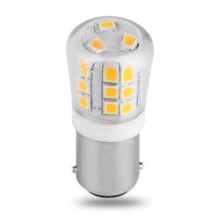 Newhouse Lighting LED T4 Bulb 2.5W 30W Equivalent BA15D Bayonet Base 120V 3000K Non-Dimmable, 4PK BA-2530-4PK