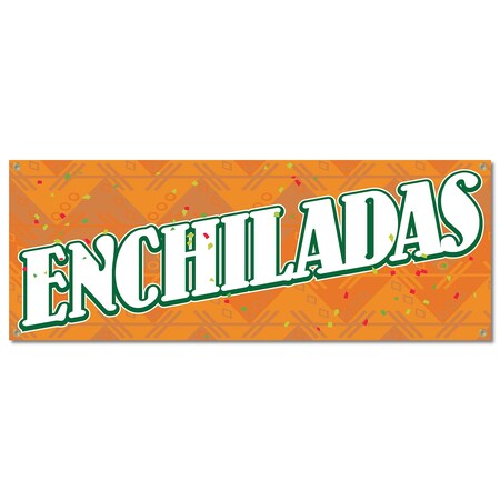 Signmission Enchiladas, 18 Inch, Banner B-30371