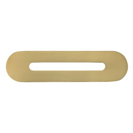 Kingston Brass Bathtub Overflow Hole Cover, Brushed Brass TC4027