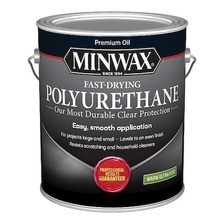 Minwax Finish, 1 gal, Ultra-Flat, Clear 710270000
