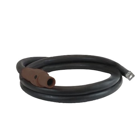 Power Assemblies Type W Pigtail 400A 4/0 AWG Series 16 Female Camlock to Lug 10 ft, Brown 40TW16010FLH