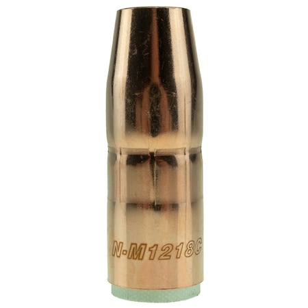 Parker Torchology Miller MDX Style Nozzle, 1/2in with 1/8in Recess, Copper PN-M1218C