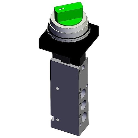 Smc 5 Port Mechanical Valve - Rubber Seal VZM550-N01-34B