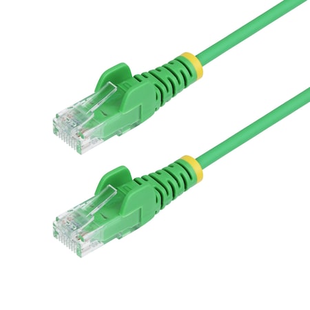Startech.Com 4FT GREEN SLIM CAT6 ETHERNET CABLE, SNAGLESS, 100W POE, UTP, LSZH, 28AWG BARE CO N6PAT4GNS