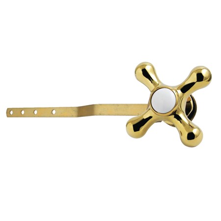 Kingston Brass Front Mount Toilet Tank Lever, Polished Brass KTAX2