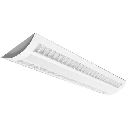 Westgate SCPP-UD-4FT-60W-50K-DLED SUSPENDED 2/3 LOUVER & PERF. CENTER BASKET LIGHT (UP/DOWN) SCPP-UD-4FT-60W-50K-D