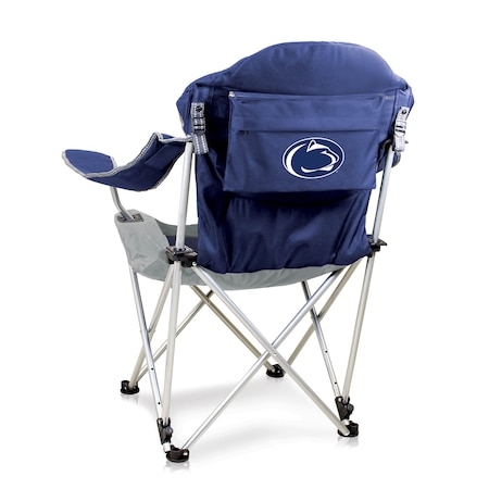 Picnic Time Family Of Brands NCAA Penn State Nittany Lions Reclining Camp Chair - Beach Chair for Adults 803-00-138-494-0