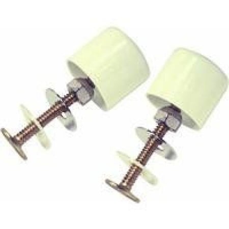 Danco PLAST TOILET BOLT CAPS W/BOLT WH 88883