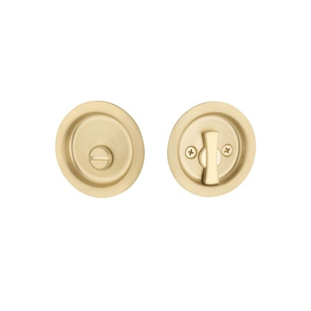 Emtek Pocket Door Locks Privacy Satin Brass EETPDRND63SB