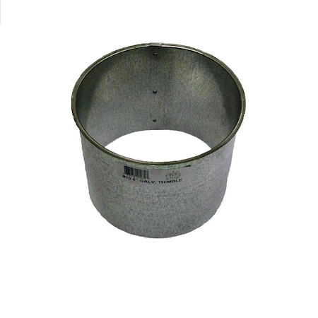 Ducpac 6 in. Smoke Pipe Wall Thimble 6SPTHM