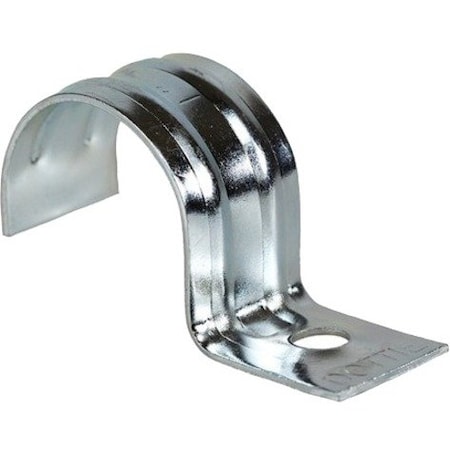 Dottie One Hole Strap, Conduit; EMT Use, 3/4 in, Steel, Zinc Plated TW75