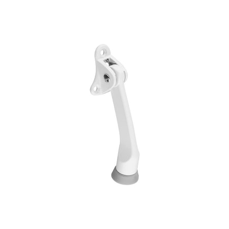 National Hardware V238 Series Door Stop, 4 in Projection, Zinc N248-435