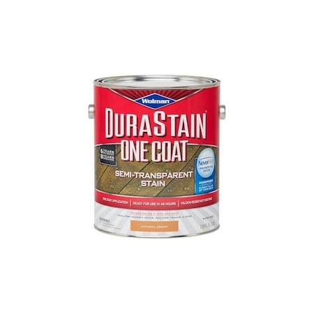 Rust-Oleum Wolman Natural Cedar Durastain One Coat Semi-Transparent Stain 4/Cs, 4PK 288078