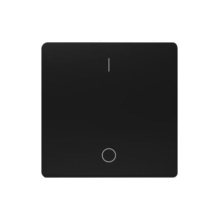 Siemens DELTA i-system soft black Rocker switch with symbols I/O for OFF switch 5TG6201-0SB40
