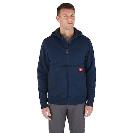 Milwaukee Tool Hoodie, L, Blue, Men's M250U-L