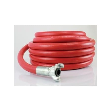 Jason Industrial 3/4in X 50ft JACKHAMMER HOSE, RED 300PSI CRIMPED W/HOSE ENDS 4122-0075-050