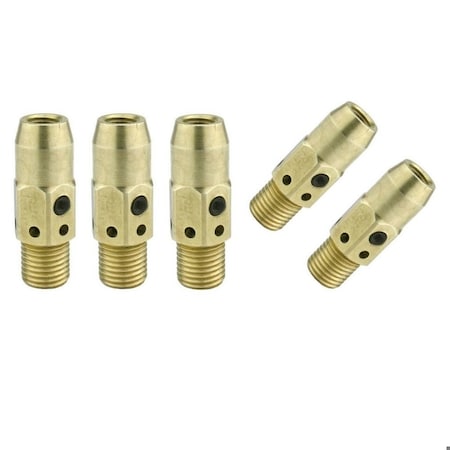 Star Tech Weld MIG Welding Gas Diffusers for Tweco#3, #4 & Lincoln Magnum 300-400, 5PK 54A