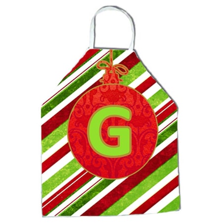 Carolines Treasures Christmas Oranment Holiday Initial Letter G Apron CJ1039-GAPRON