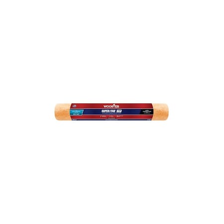 Wooster Paint Roller Cover, 3/8 in Thick Nap, 18 in L, Fabric Cover, Lager RR923-18