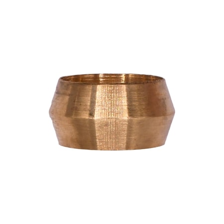 Auveco Brass Compression Sleeves Ferrules 3/8in, 25PK 105